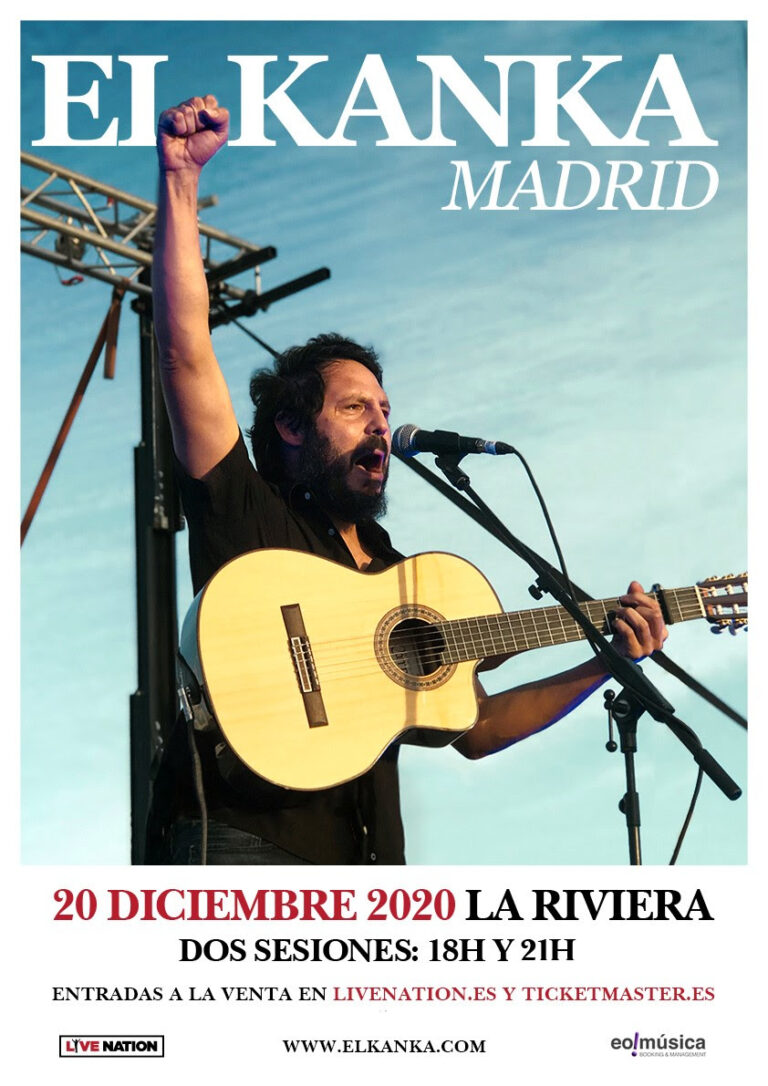 El Kanka ofrecerá su último concierto del año el 20 de diciembre en La Riviera de Madrid