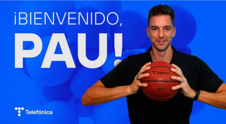 Pau Gasol, nuevo embajador de Telefónica