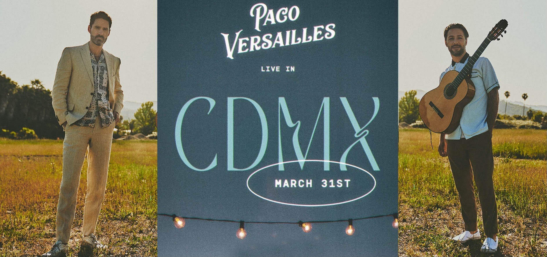 ¡Paco Versailles se presentará en la CDMX este 31 de marzo!