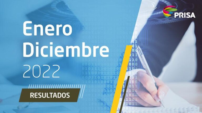 PRISA cierra 2022 con un crecimiento del 15% en ingresos y del 38% en EBITDA