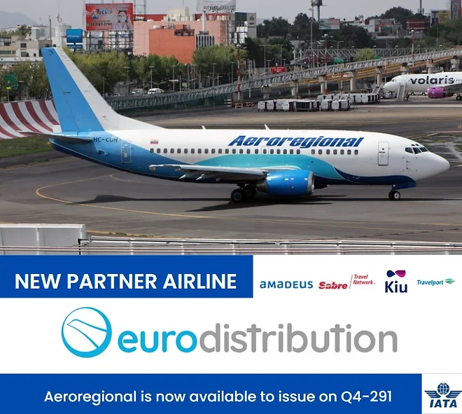 Eurodistribution anuncia acuerdo de distribución con la aerolínea Aeroregional