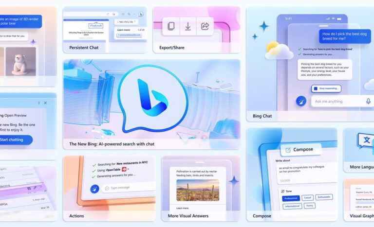 Llega la próxima oleada de innovación en IA con Microsoft Bing y Edge