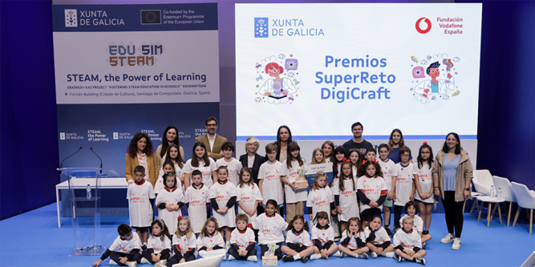 Fundación Vodafone España y la Xunta dan a conocer los ganadores del ‘SuperReto DigiCraft’