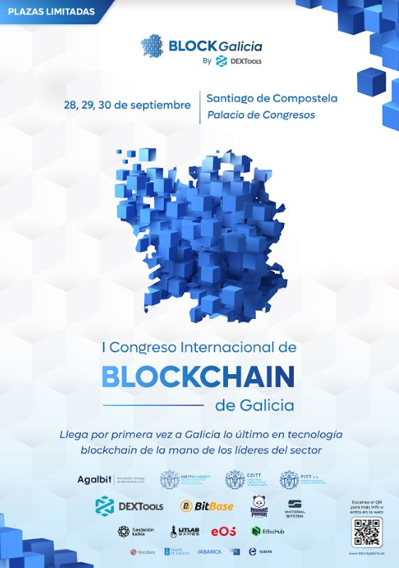 Santiago será sede del primer congreso de Blockchain de Galicia