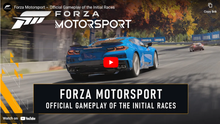 ¡Echa un vistazo al gameplay de las carreras iniciales de Forza Motorsport!