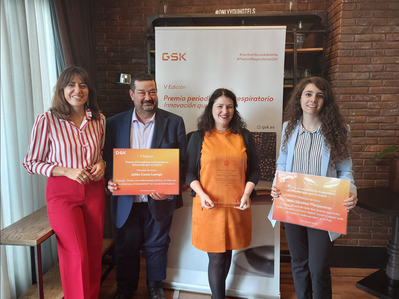 GSK da a conocer los ganadores del V Premio de Periodismo en Respiratorio ‘Innovación que se respira’