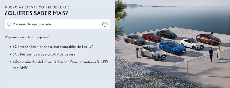 Lexus revoluciona su web con Inteligencia Artificial